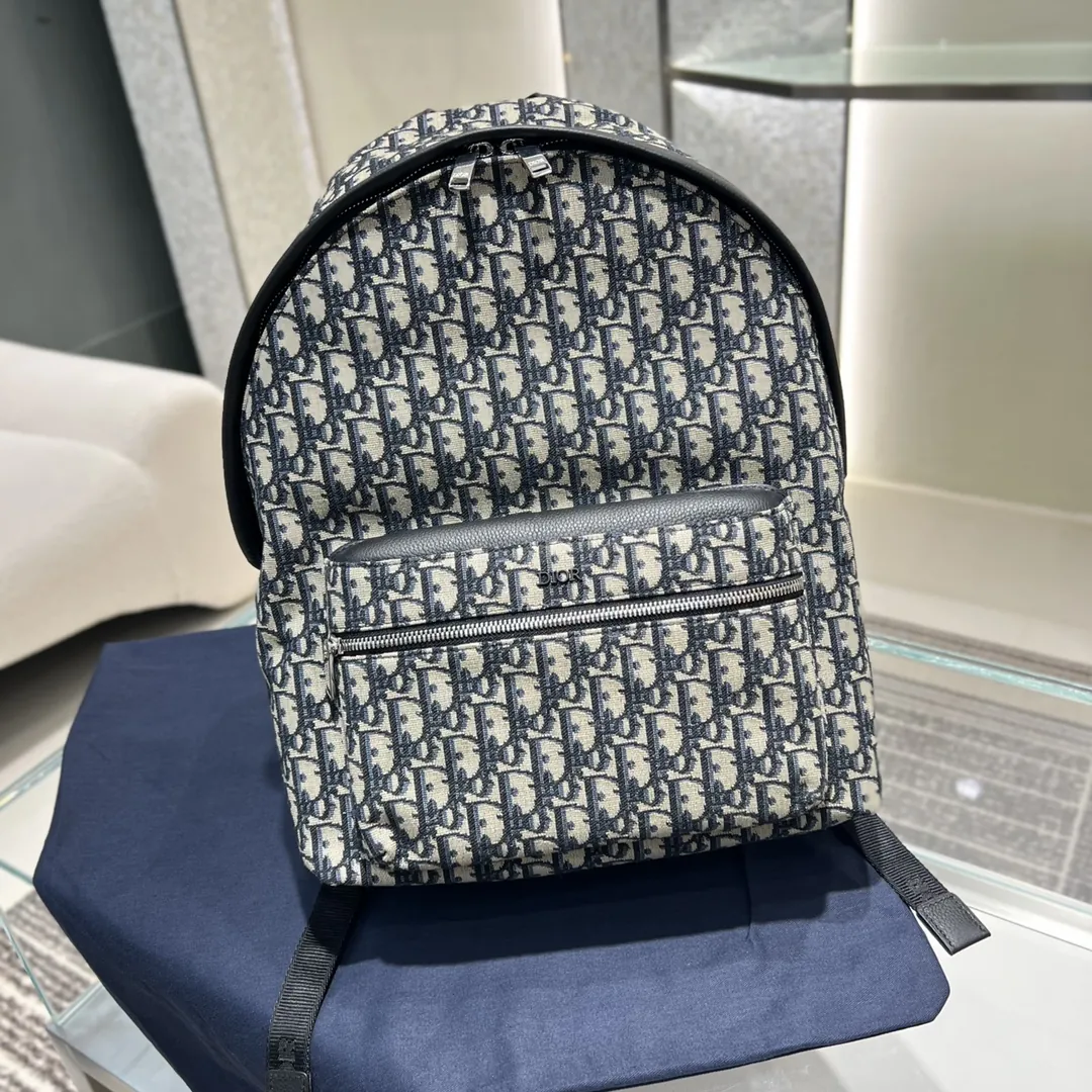 디올 라이더 오빌리크 자카드 백팩 라지 - 이미지 2