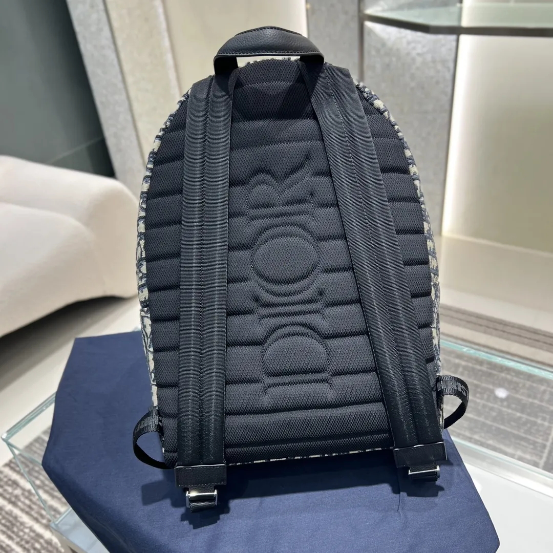 디올 라이더 오빌리크 자카드 백팩 라지 - 이미지 3