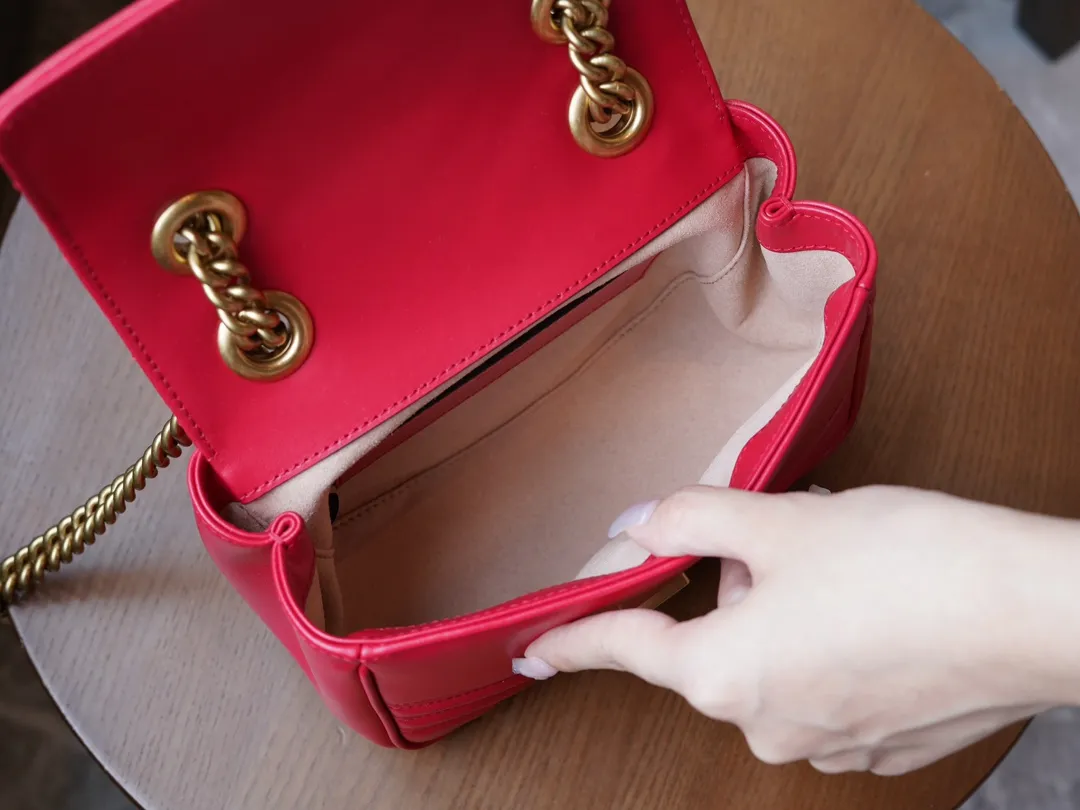 구찌 마몽 마틀라세 미니 토트백 - 이미지 9