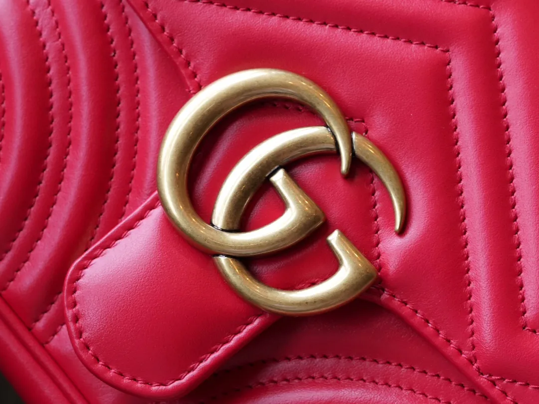 구찌 마몽 마틀라세 미니 토트백 - 이미지 10