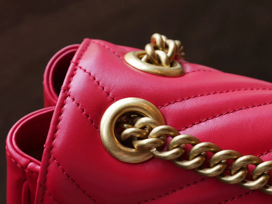 구찌 마몽 마틀라세 미니 토트백 - 이미지 11