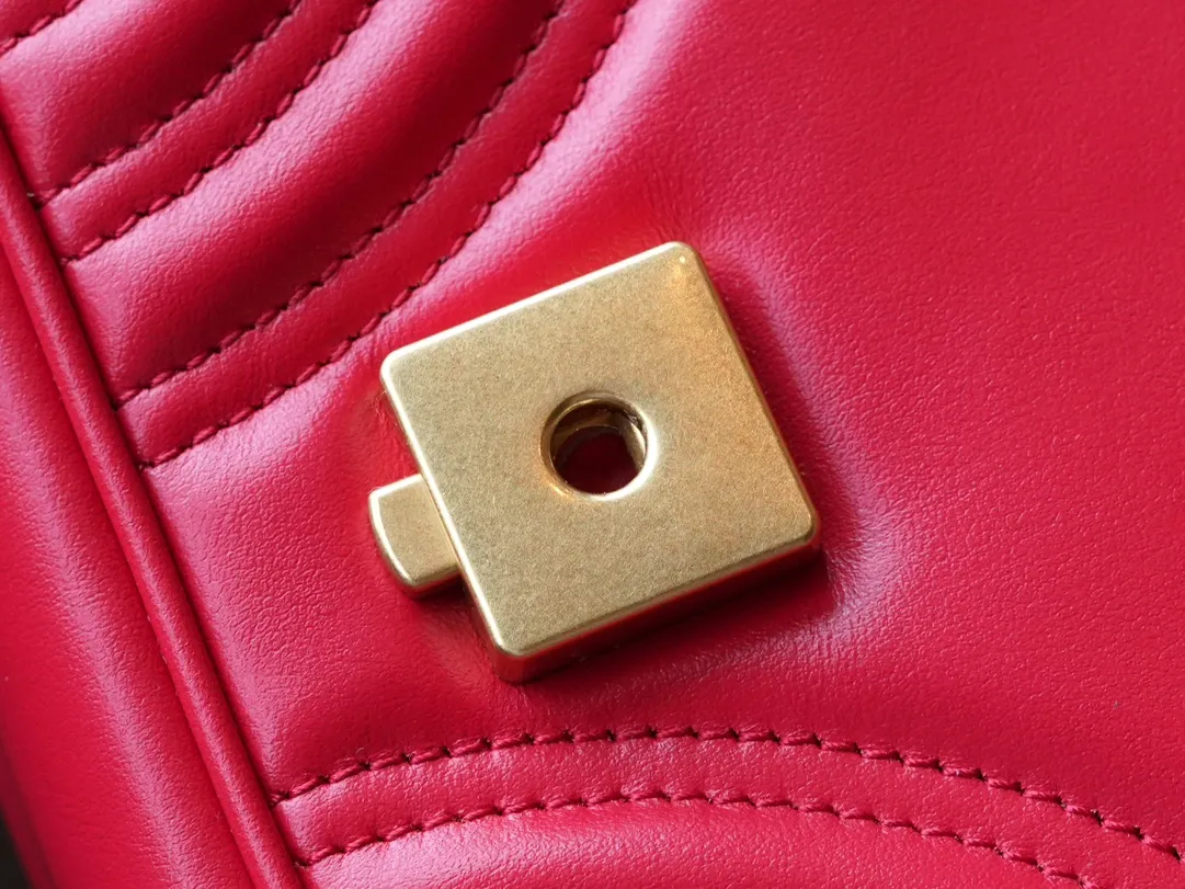 구찌 마몽 마틀라세 미니 토트백 - 이미지 14