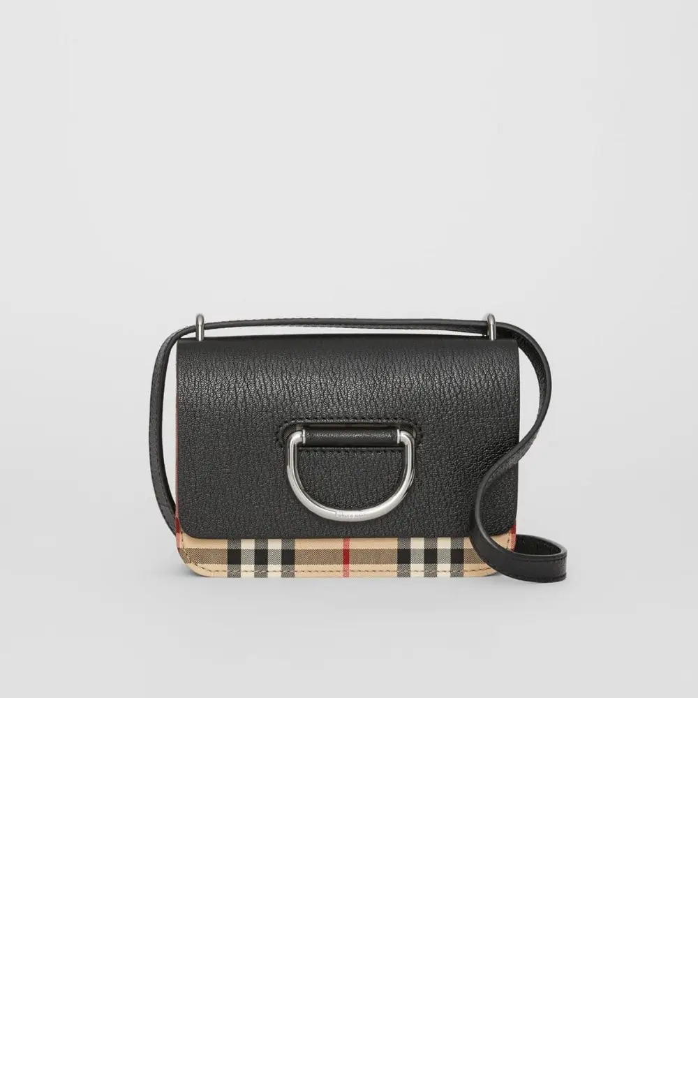 미니 체크 D링백 - 이미지 2