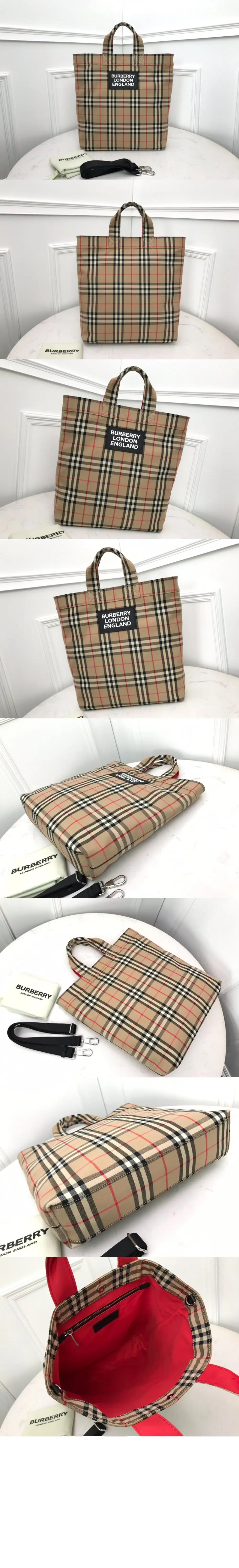 체크 핸드백 - 이미지 3