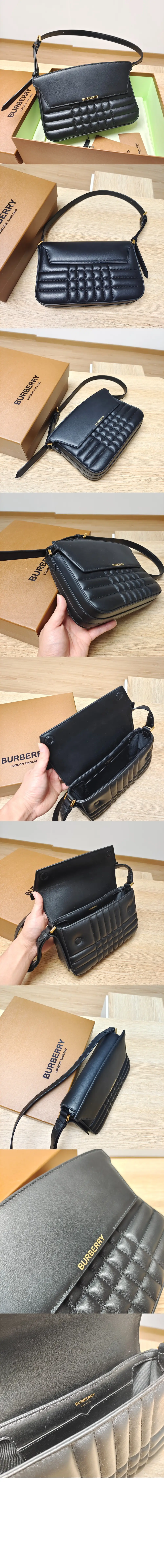 퀼팅 가죽 캐서린 숄더백 - 이미지 3