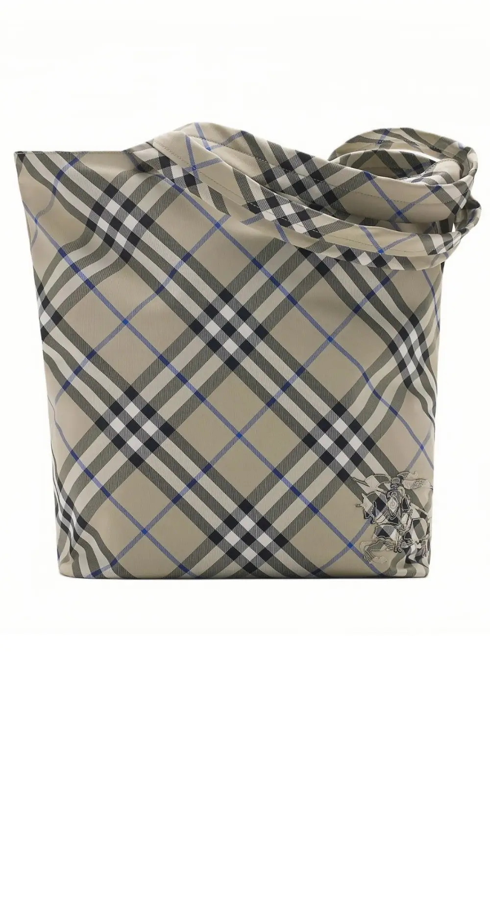 체크 토트백 - 이미지 2