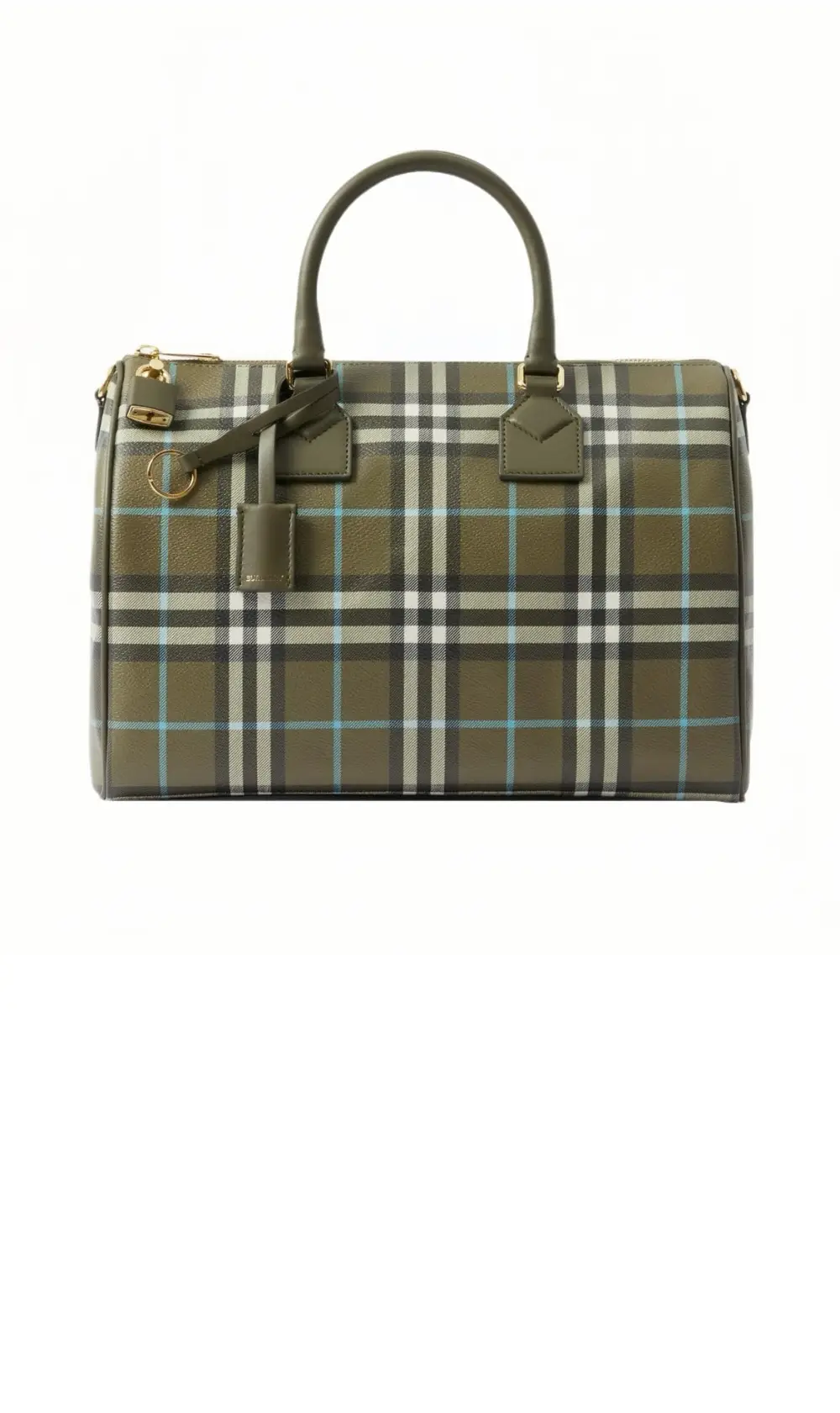 체크 미듐 볼링백 - 이미지 2