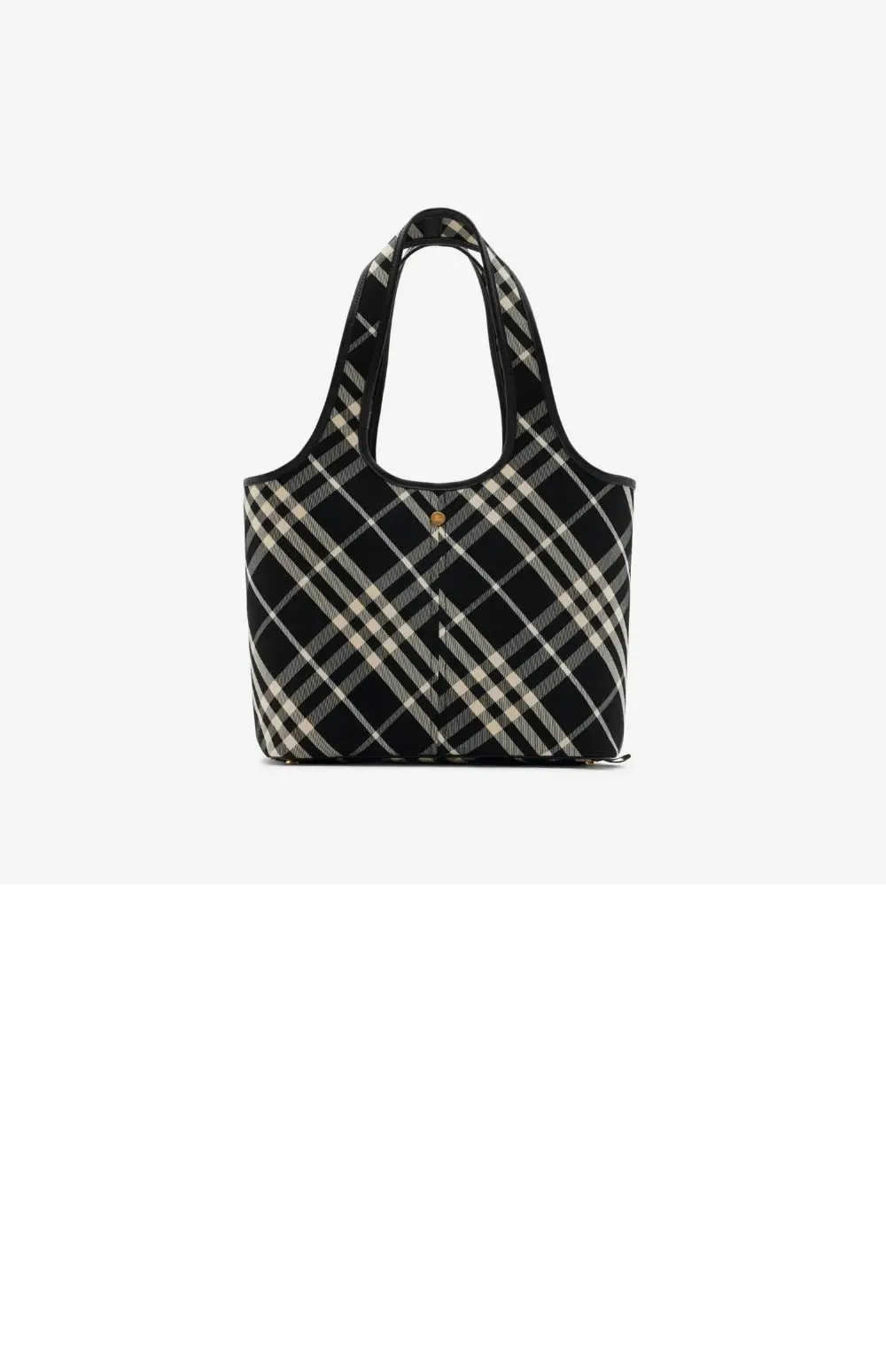 스몰 체크 토트백 - 이미지 2