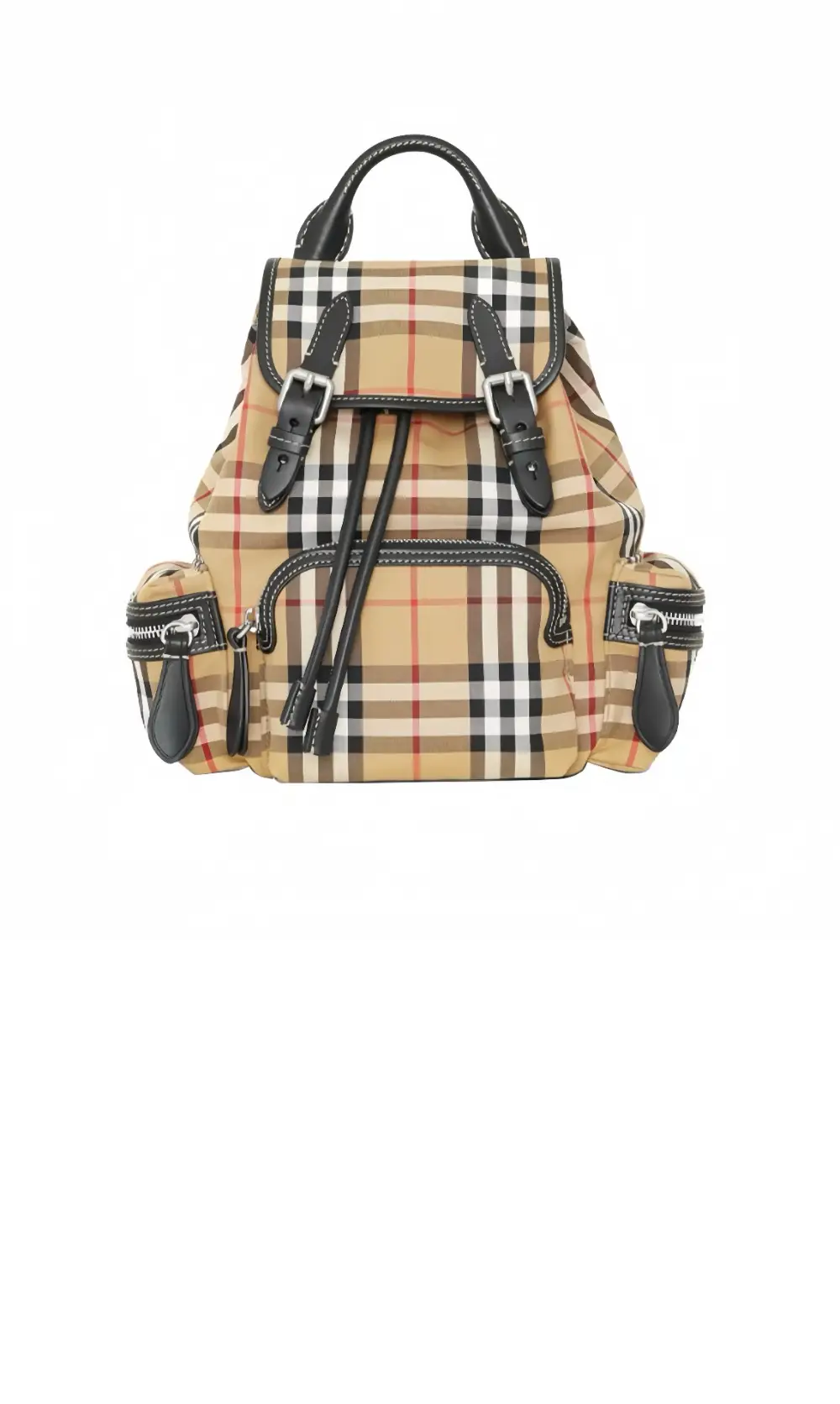 버버리 체크 포켓 스몰 백팩 - 이미지 2