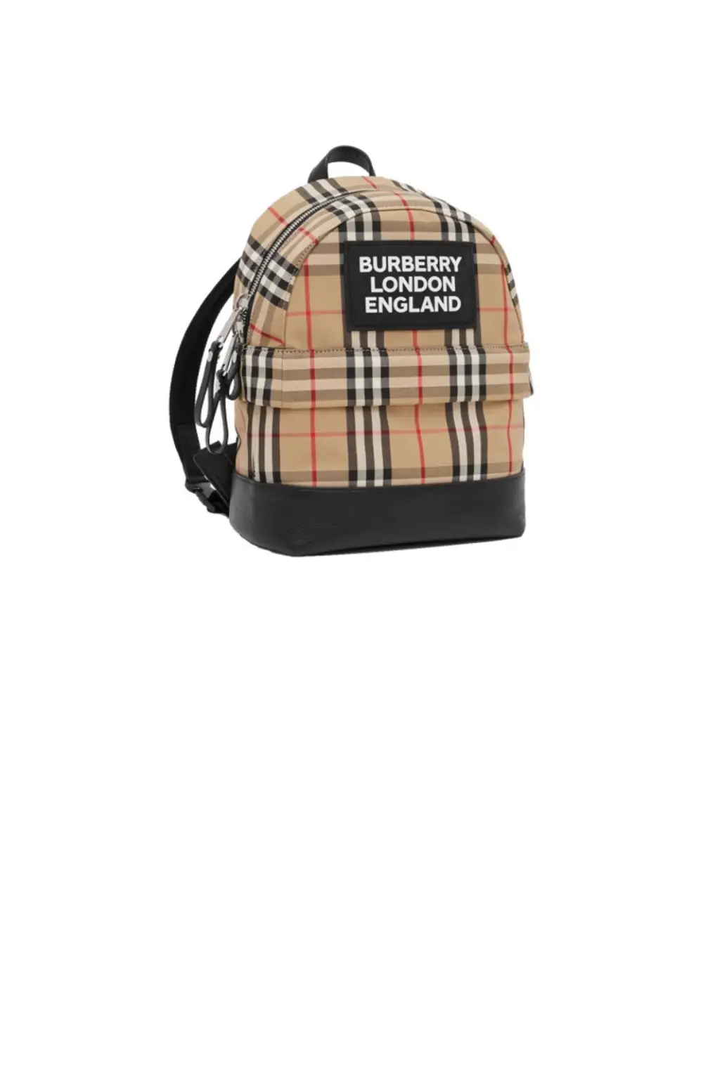 버버리 로고 아플리케 빈티지 체크백팩 - 이미지 2